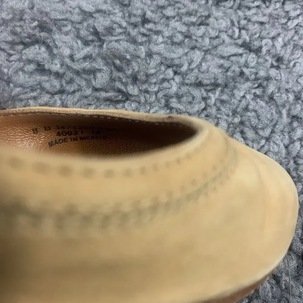 Frye Ballet Flats 8 B Beige Suede 3471255 - Picture 8 of 8